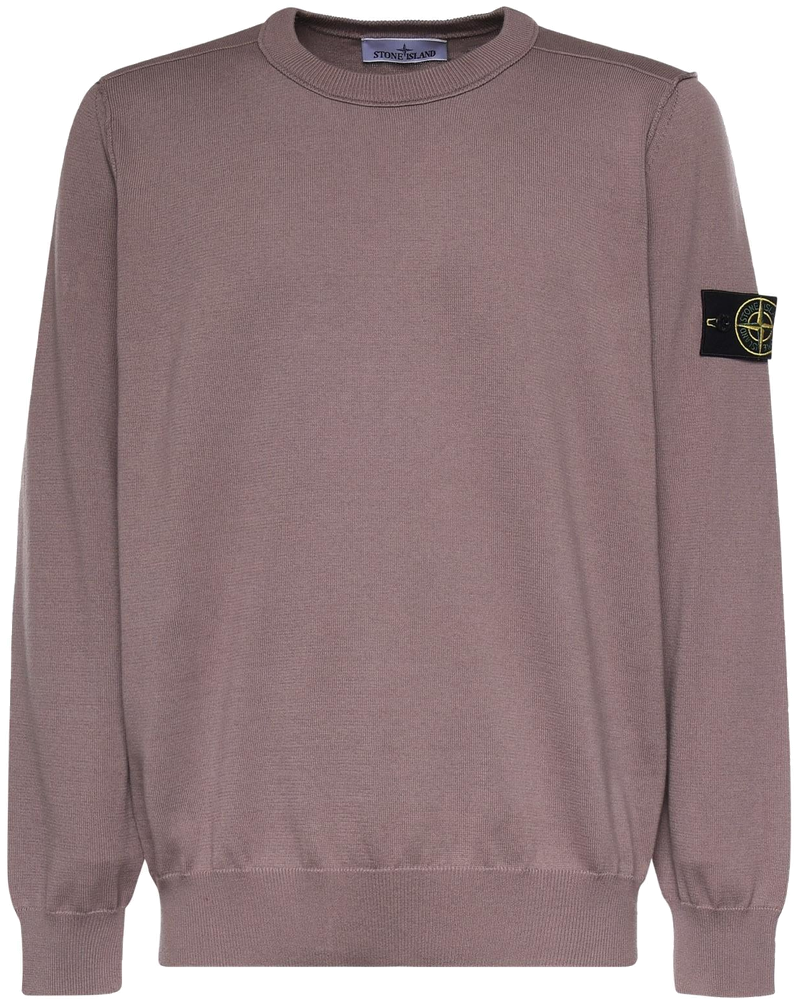 Оригінальна Maglione In Cotone Con Logo Stone island