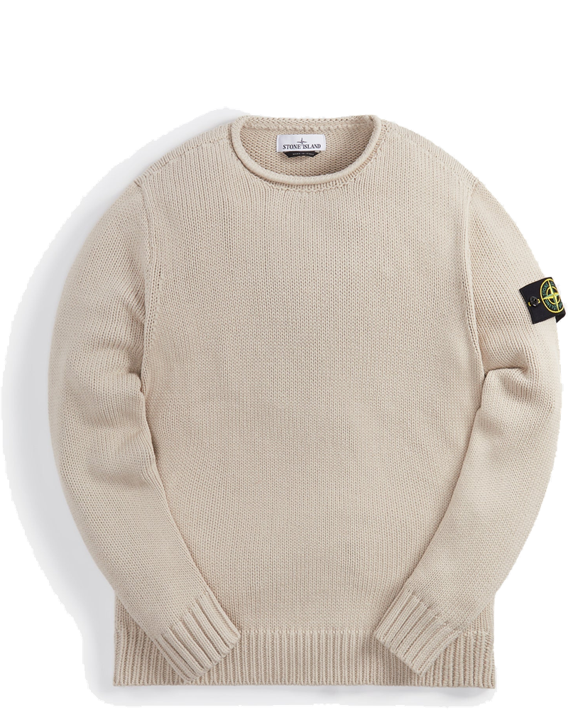 Cotton Rib Sweater Dove Grey Stone island оригінал – Купити в Україні