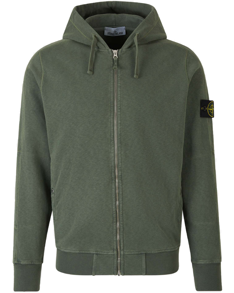 Оригінальна Cotton Zipper Sweatshirt Stone island
