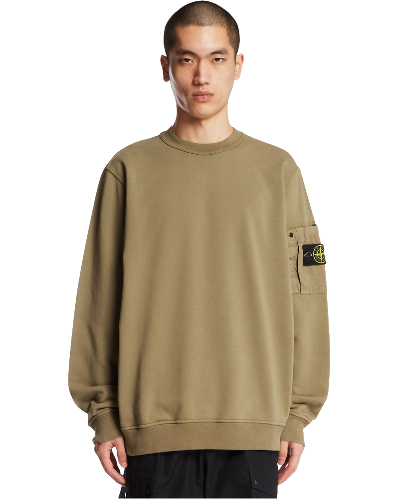 Green Pocket Sweatshirt Stone island – Гарантія оригінальності