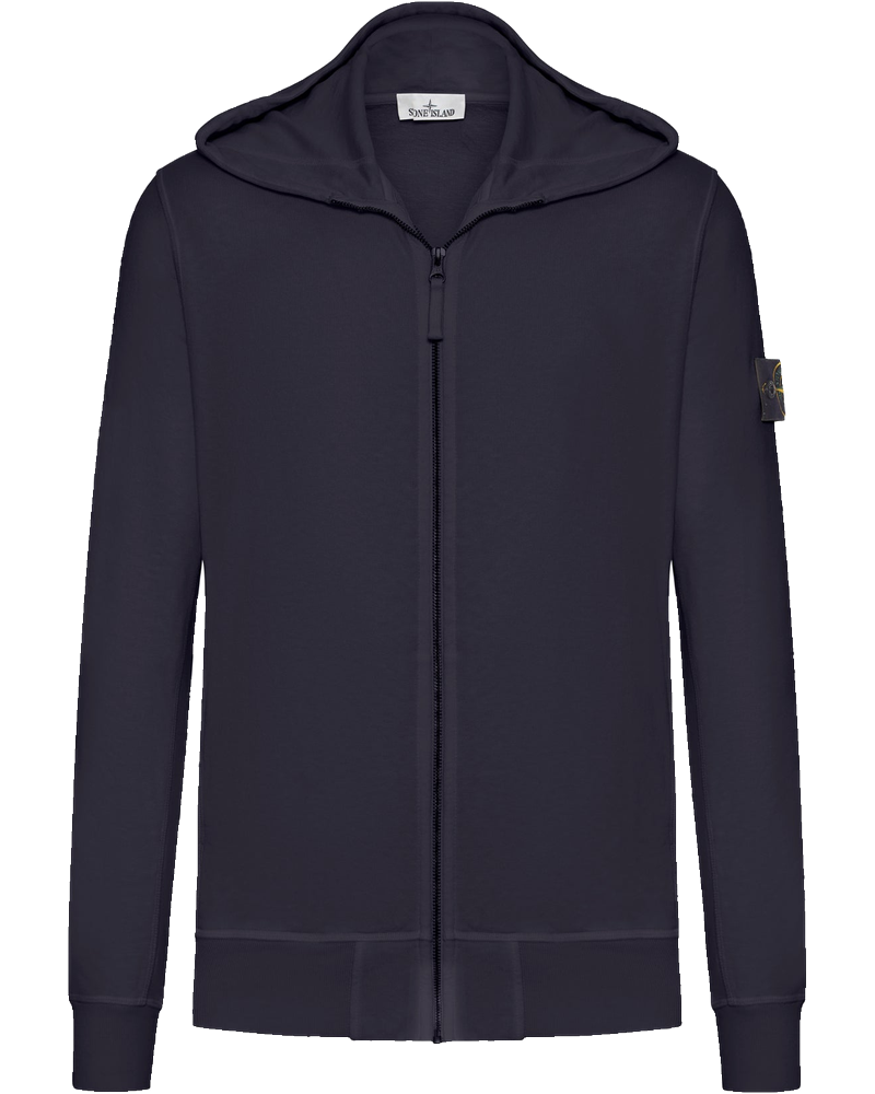 Cotton Zip-Up Hoodie Stone island оригінал – Купити в Україні