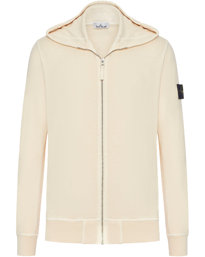 Cotton Zip-Up Hoodie Stone island оригінал – Купити в Україні