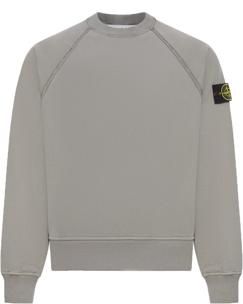 Crew Neck Sweatshirt In Organic Brushed Cotton Stone island – Гарантія оригінальності