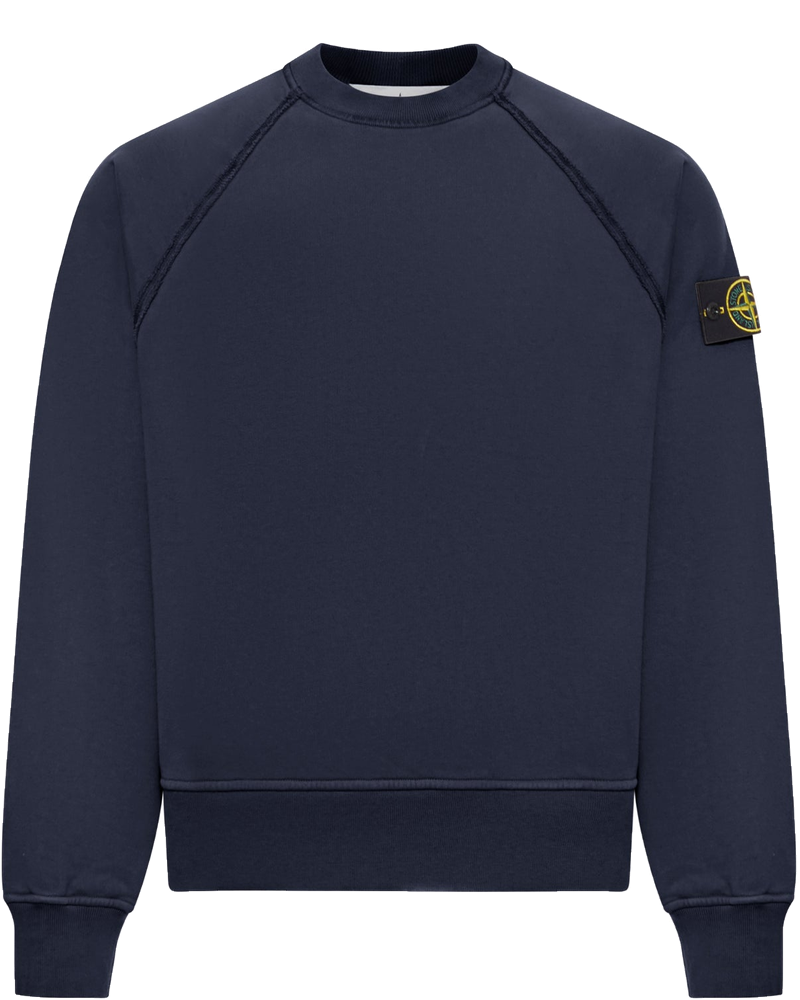 Crew Neck Sweatshirt In Organic Brushed Cotton Stone island – Гарантія оригінальності