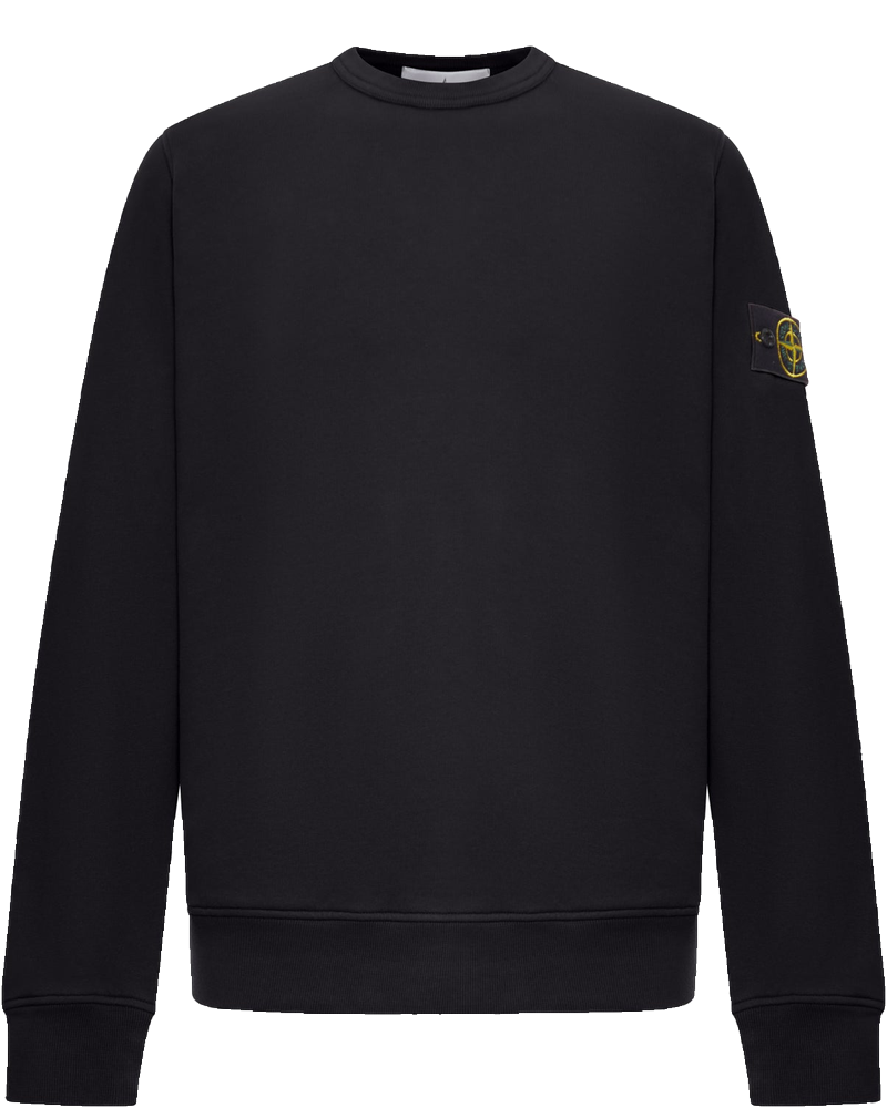 Оригінальна Crewneck Cotton Sweatshirt With Compass Logo Stone island
