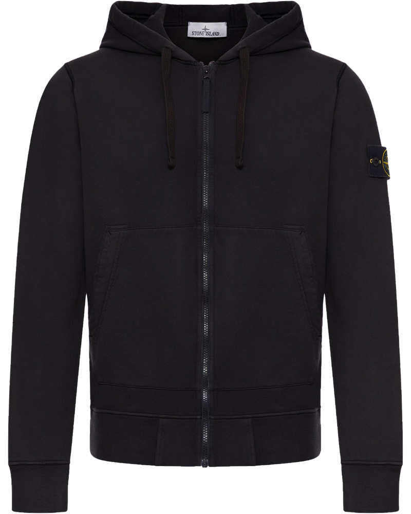 Organic Cotton Zip-Up Hoodie Stone island – Гарантія оригінальності