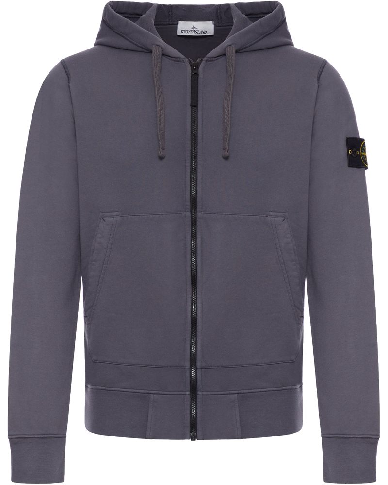 Organic Cotton Zip-Up Hoodie Stone island – Гарантія оригінальності