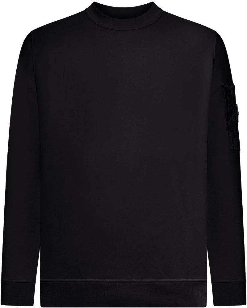 Оригінальна Regular Fit Crew Neck Sweatshirt With Seasonal Pocket Stone island