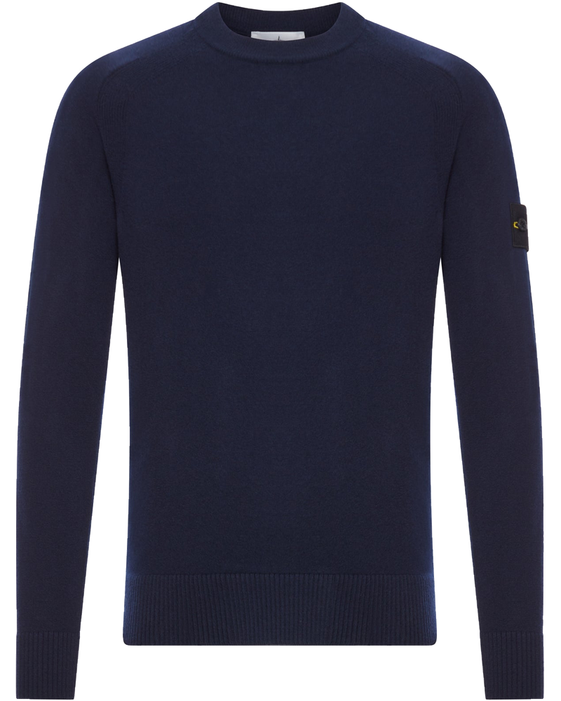 Compass Logo Crew Neck Wool Sweater Stone island – Гарантія оригінальності