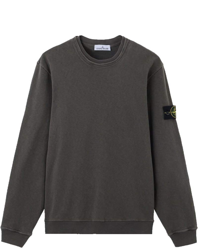 Mens Malfile Fleece Old Effect Sweatshirt Stone island – Гарантія оригінальності