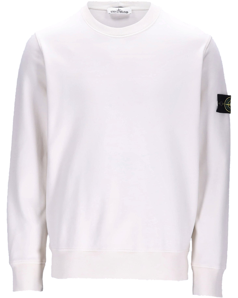 Organic Cotton Fleece Sweatshirt Stone island – Гарантія оригінальності