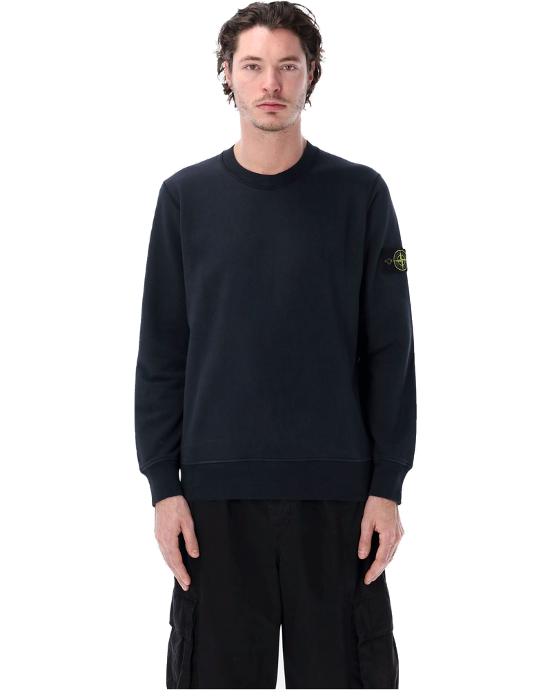 Оригінальна Organic Cotton Crewneck Sweatshirt Stone island