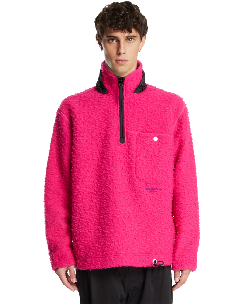 Pink Oversized Zip Hoodie 6100025 Stone island – Гарантія оригінальності