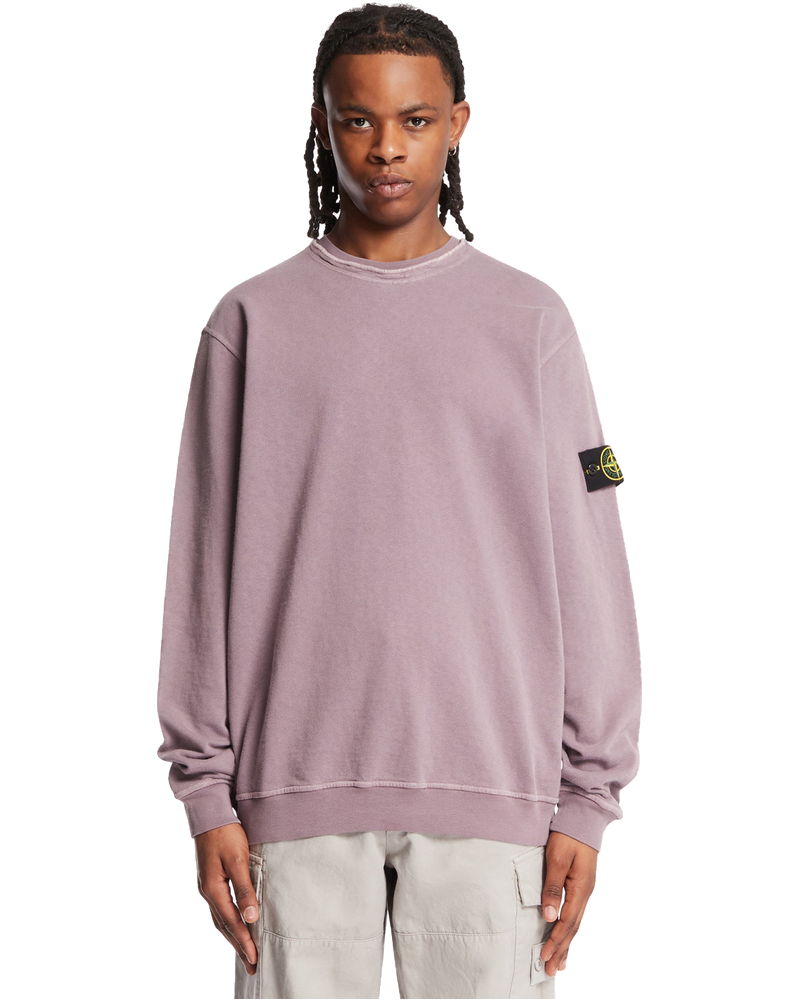 Purple Crewneck Sweatshirt Stone island – Гарантія оригінальності
