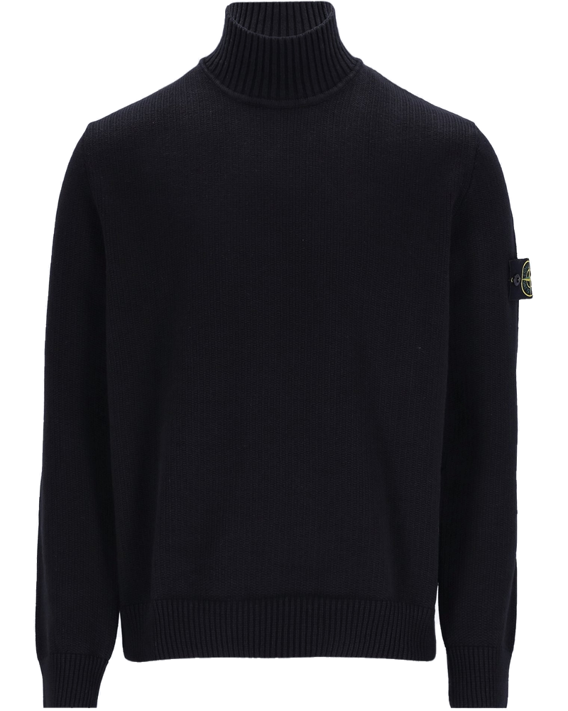 Winter Cotton Turtle-Neck Sweater Stone island оригінал – Купити в Україні