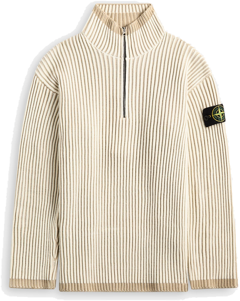 Оригінальна Zip Sweater Natural Stone island