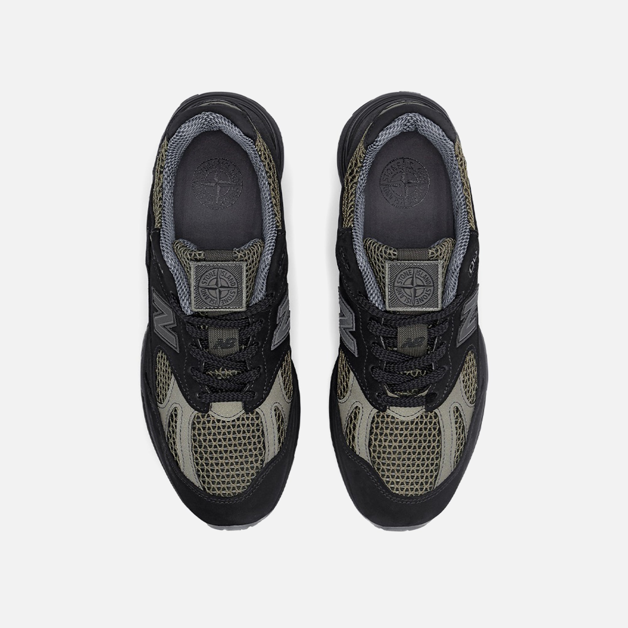 Оригінальна X Stone Island 991v2 Olive Green New balance – збільшений вид