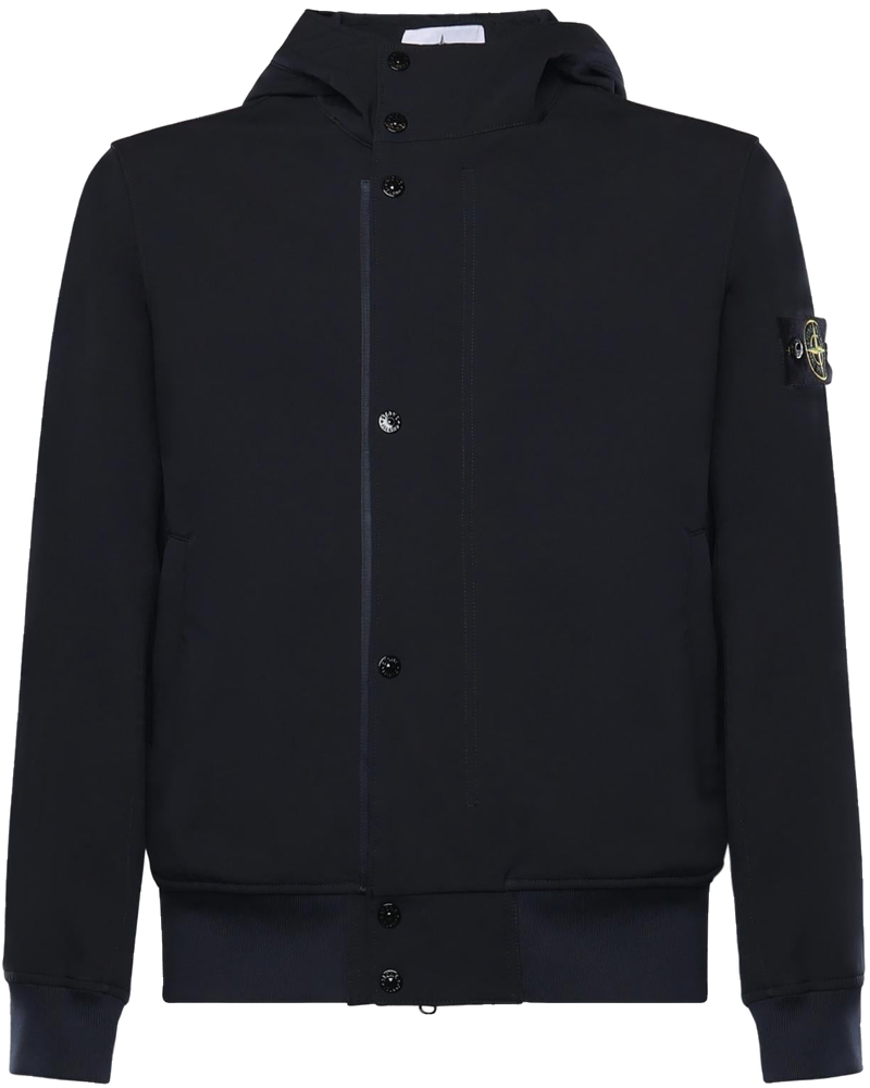 Оригінальна Giacca Antigoccia In Reps DI Nylon Con Logo Stone island