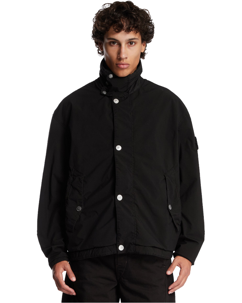 Оригінальна Black High-Collar Jacket Stone island