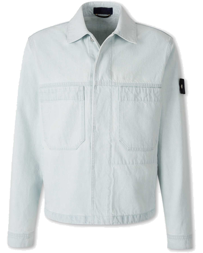 Cotton Denim Jacket Stone island оригінал – Купити в Україні