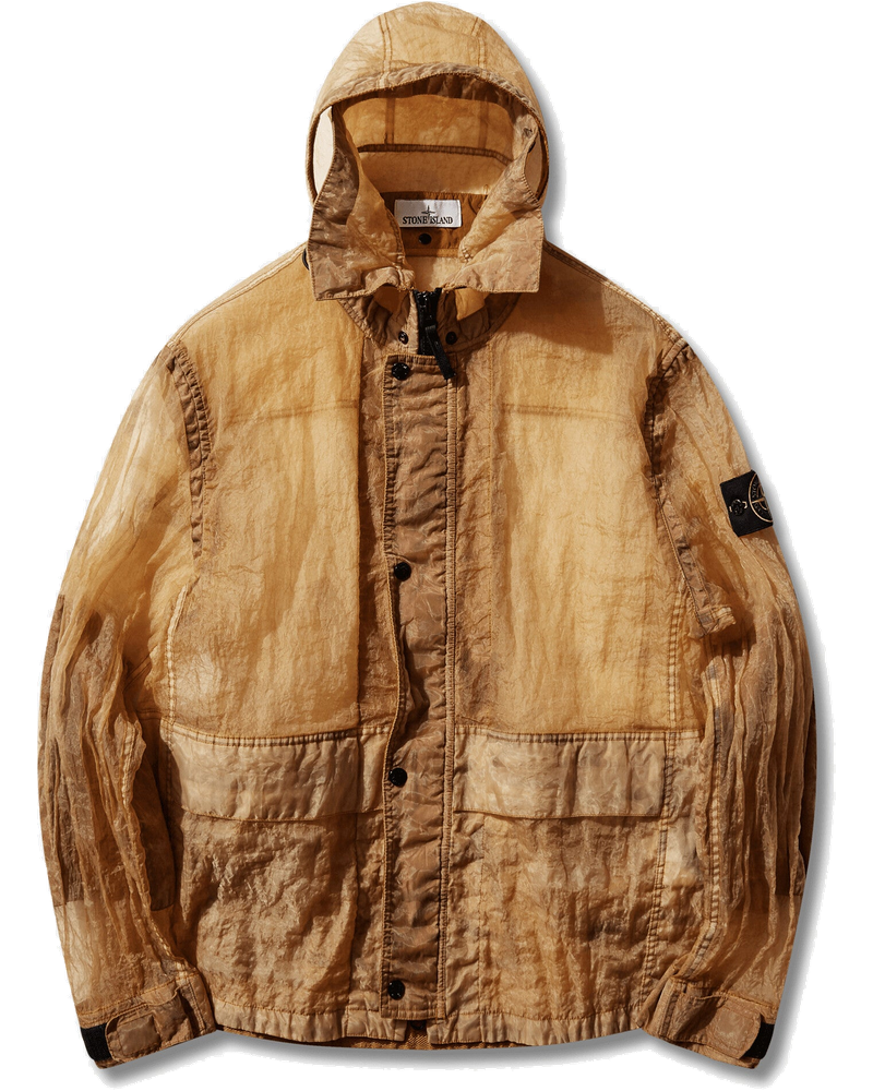 Оригінальна Mens Faded Camo Monofilament-Ovd Jacket Tangerine Stone island
