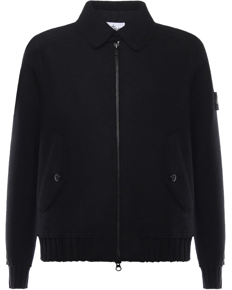 Оригінальна Coach Jacket In Feltro DI Lana Rws Stone island