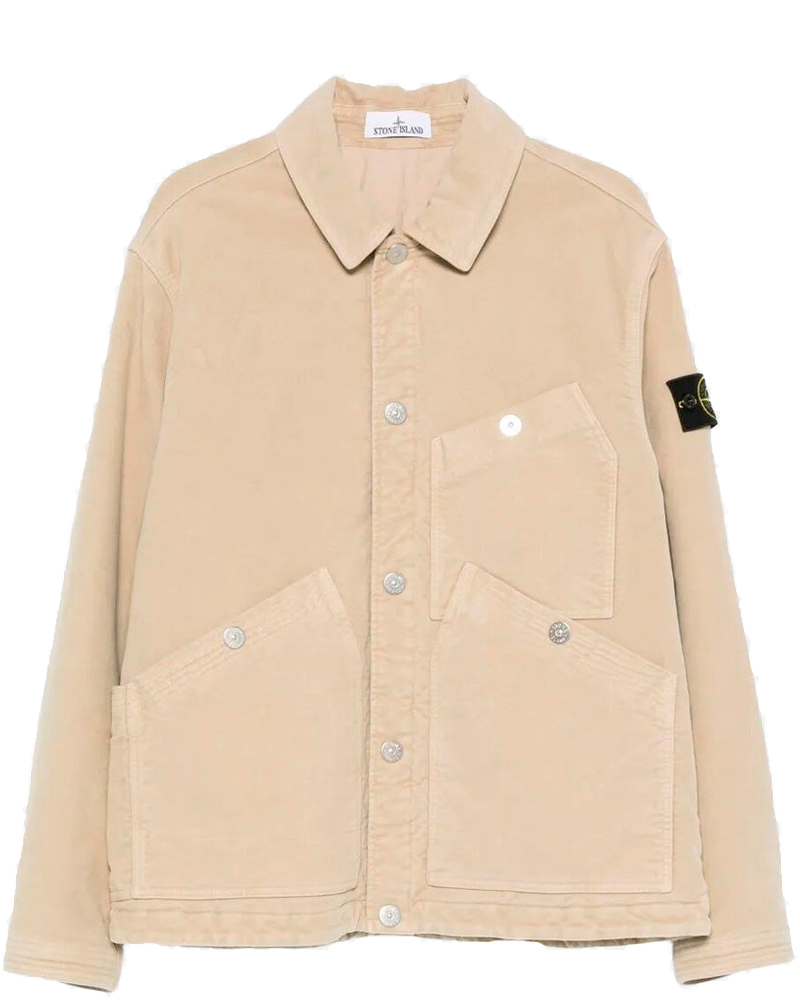 Padded Coach Jacket With Anti-Drip And Pockets Stone island оригінал – Купити в Україні