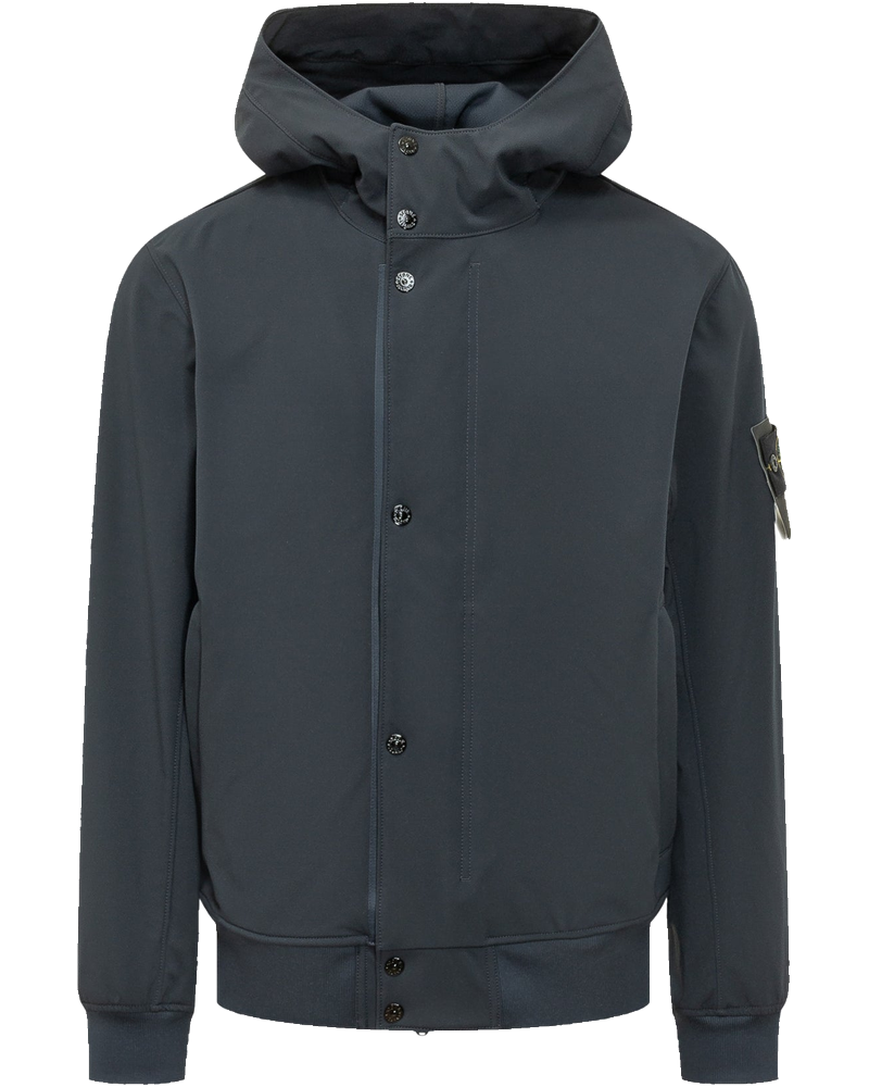 Hooded Jacket With Button Closure Stone island оригінал – Купити в Україні