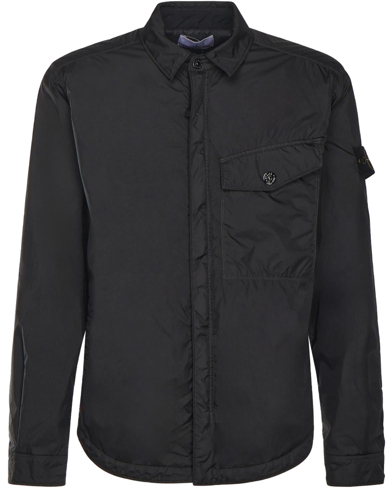Overshirt In Nylon Con Logo Stone island – Гарантія оригінальності