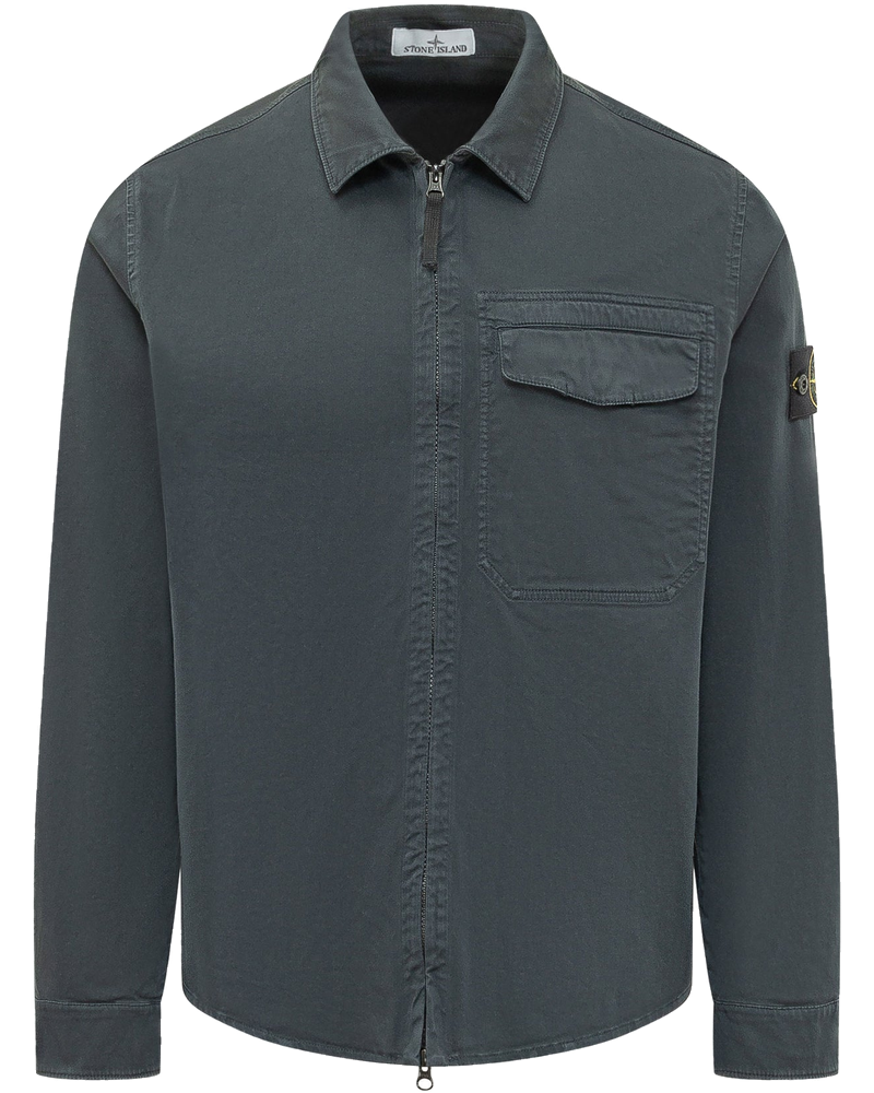 Zip-Up Overshirt With Chest Pocket Stone island – Гарантія оригінальності