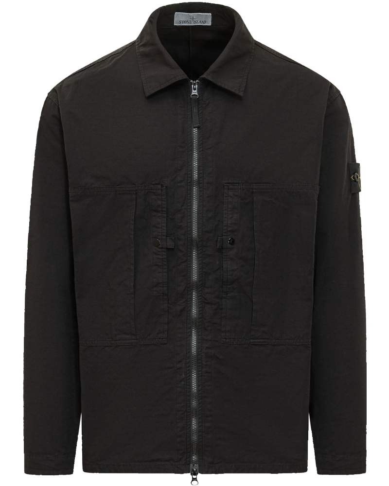 Zip Shirt Jacket With Front Pockets Stone island – Гарантія оригінальності