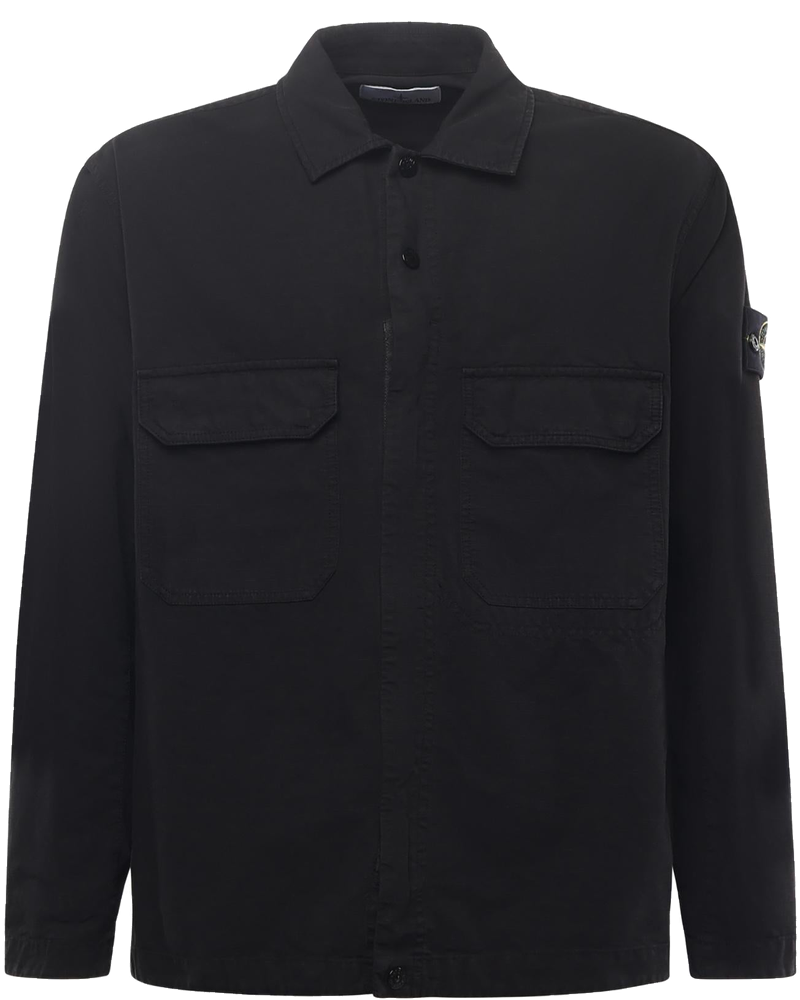 Оригінальна Overshirt In Cotone Con Logo Stone island