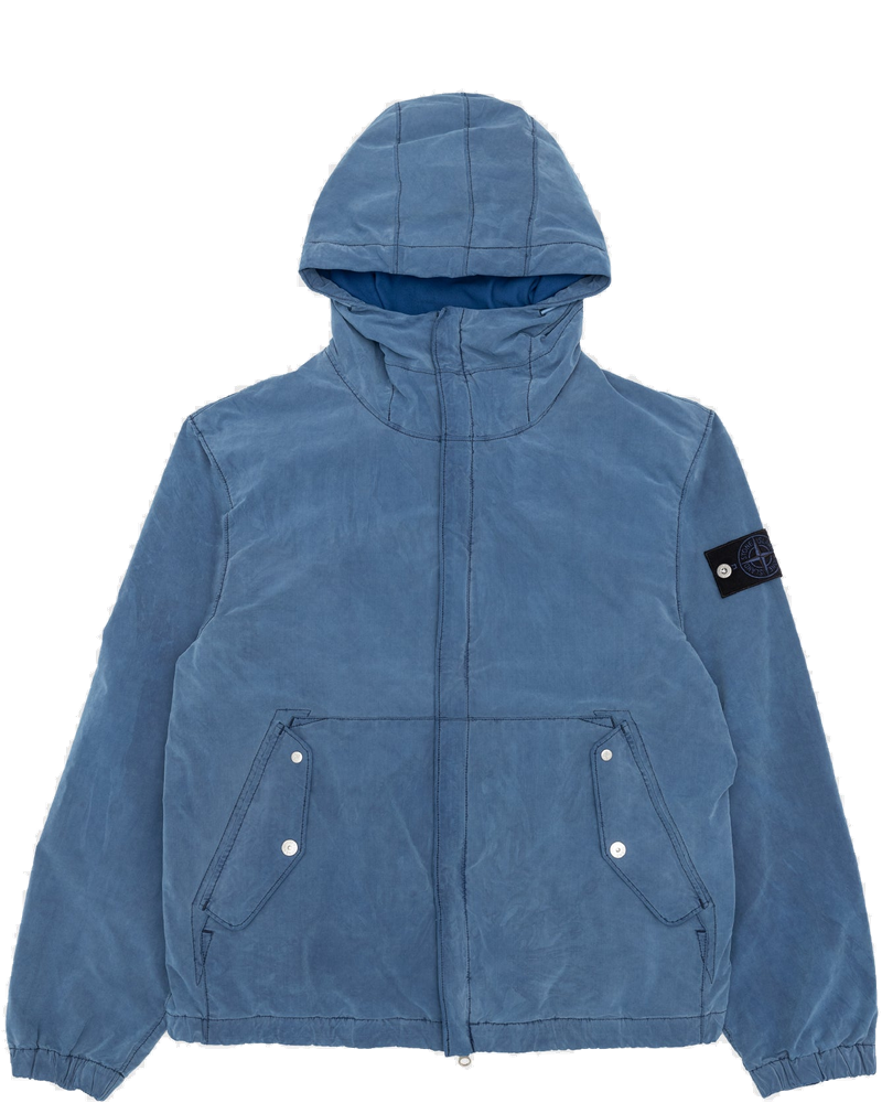 David Light Indigo-Tc Hooded Jacket Stone island оригінал – Купити в Україні