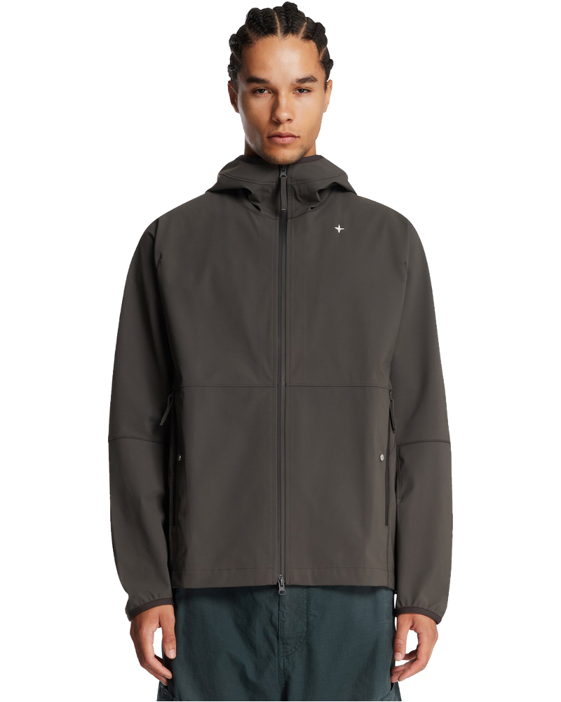 Gray Stellina Hooded Jacket With Zip Stone island оригінал – Купити в Україні