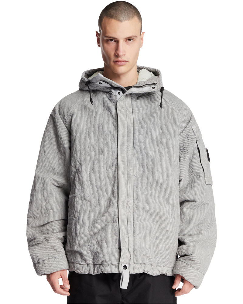 Gray 4100056 Wrinkled Corduroy 500-Tc Jacket Stone island – Гарантія оригінальності