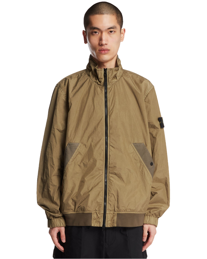 Green Windbreaker Jacket Stone island – Гарантія оригінальності