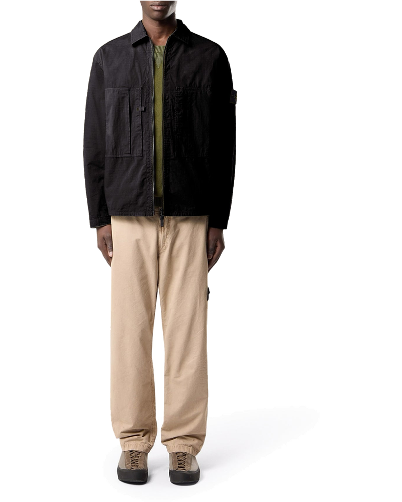 Overshirt In Mercerized Organic Cotton Ripstop Stone island оригінал – Купити в Україні