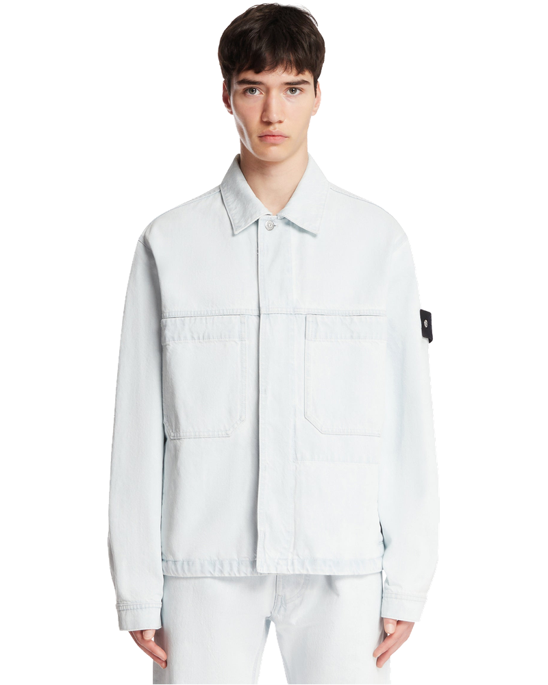 Light Blue Denim Jacket Stone island оригінал – Купити в Україні