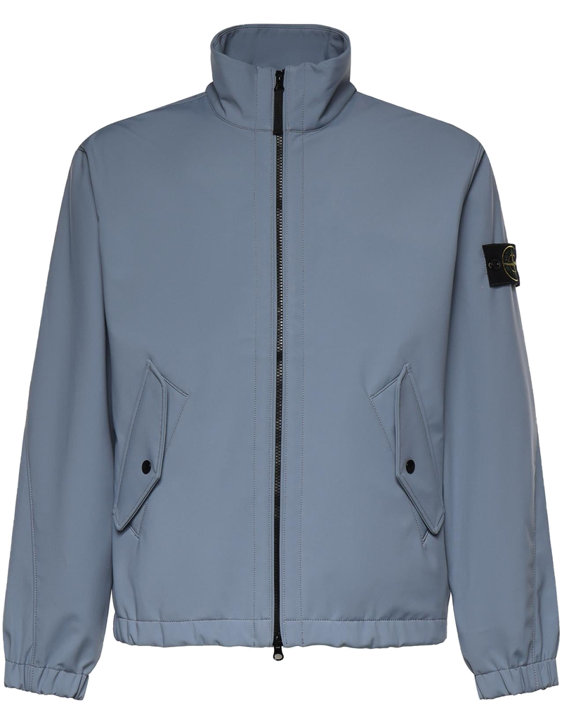 Оригінальна Giacca Light Soft Shell-R E.dye Technology Con Logo Stone island