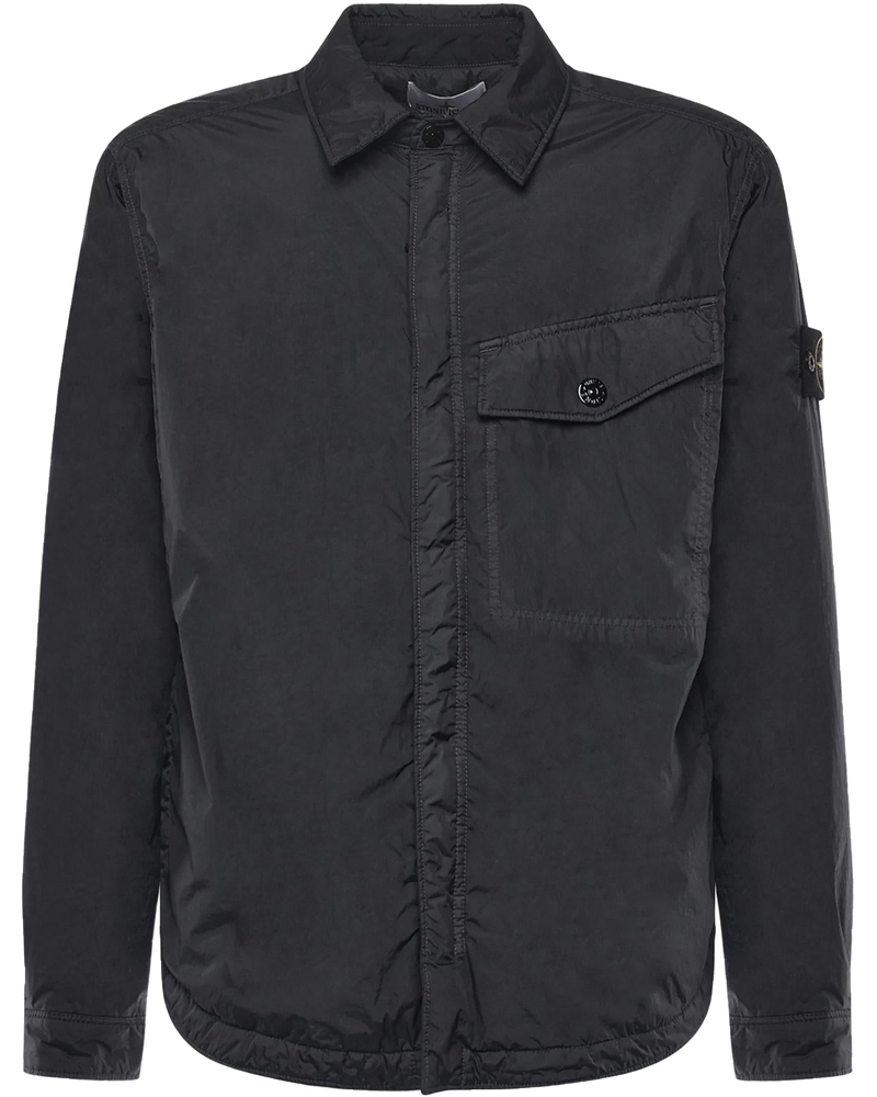 Overshirt In Nylon Con Logo Stone island – Гарантія оригінальності
