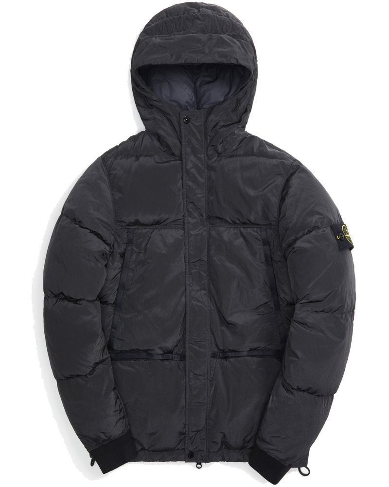 Оригінальна Nylon Metal Garment Dyed Real Down Jacket Anthracite Stone island