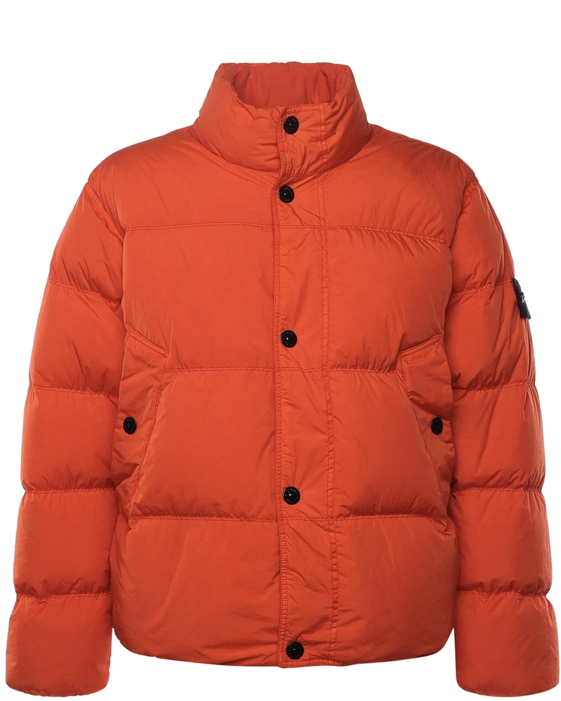 Piumino In Reps DI Nylon Con Logo Stone island оригінал – Купити в Україні