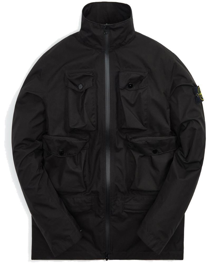 Ripstop Gore Tex Packable Jacket Black Stone island – Гарантія оригінальності