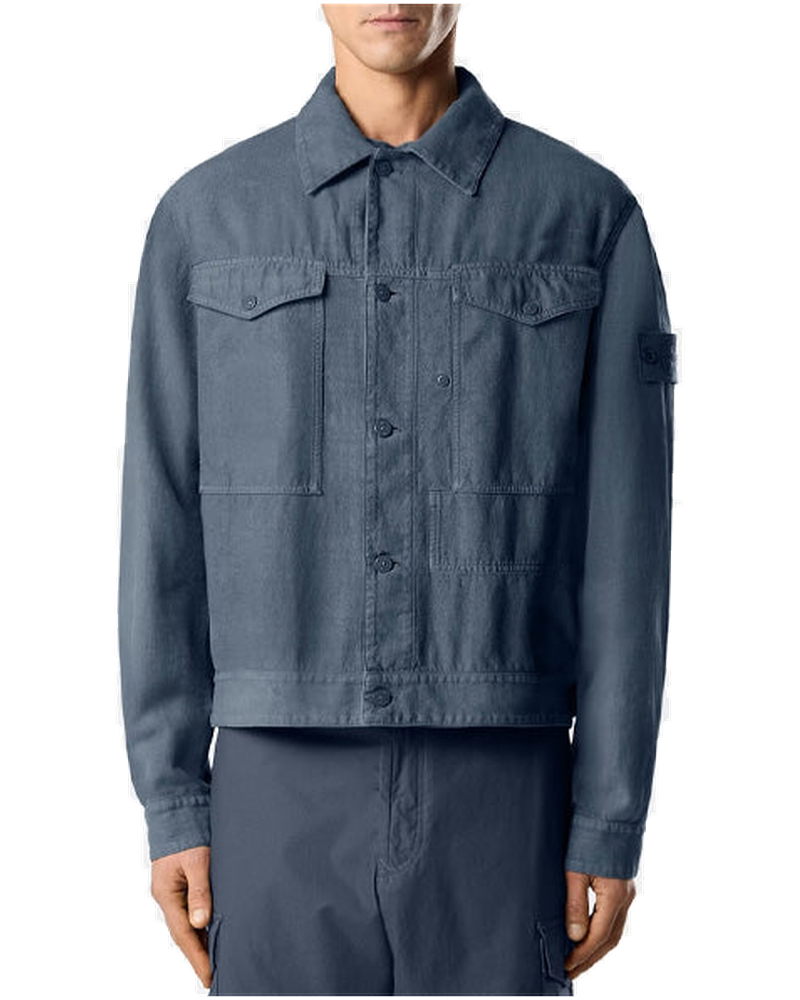 Оригінальна Ghost Anti Drop Bonded Linen Coach Jacket Stone island