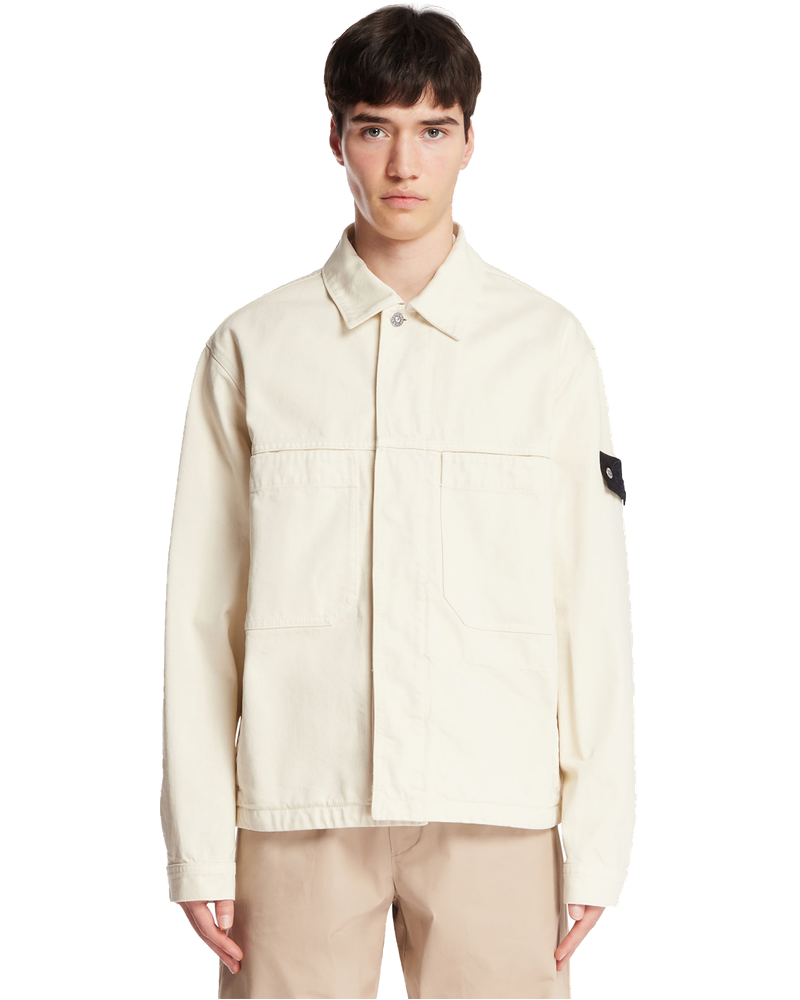 White Denim Jacket Stone island оригінал – Купити в Україні