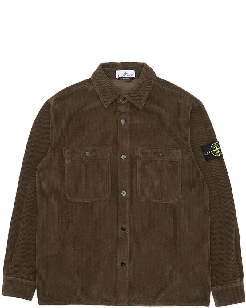 Organic Cotton Corduroy Overshirt Stone island – Гарантія оригінальності bg_removed_catalog
