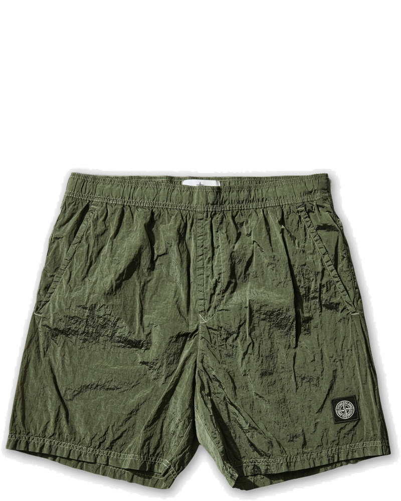 Mens Nylon Metal Swim Shorts Military Green Stone island – Гарантія оригінальності
