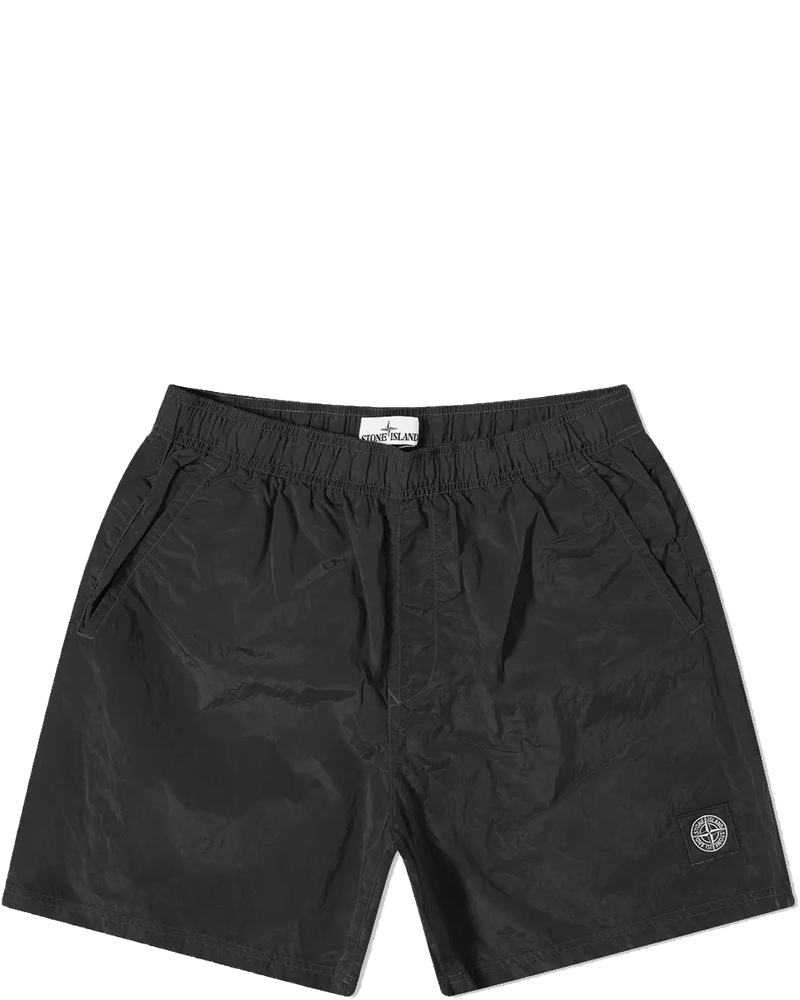 Оригінальна Mens Nylon Metal Swim Shorts Black Stone island
