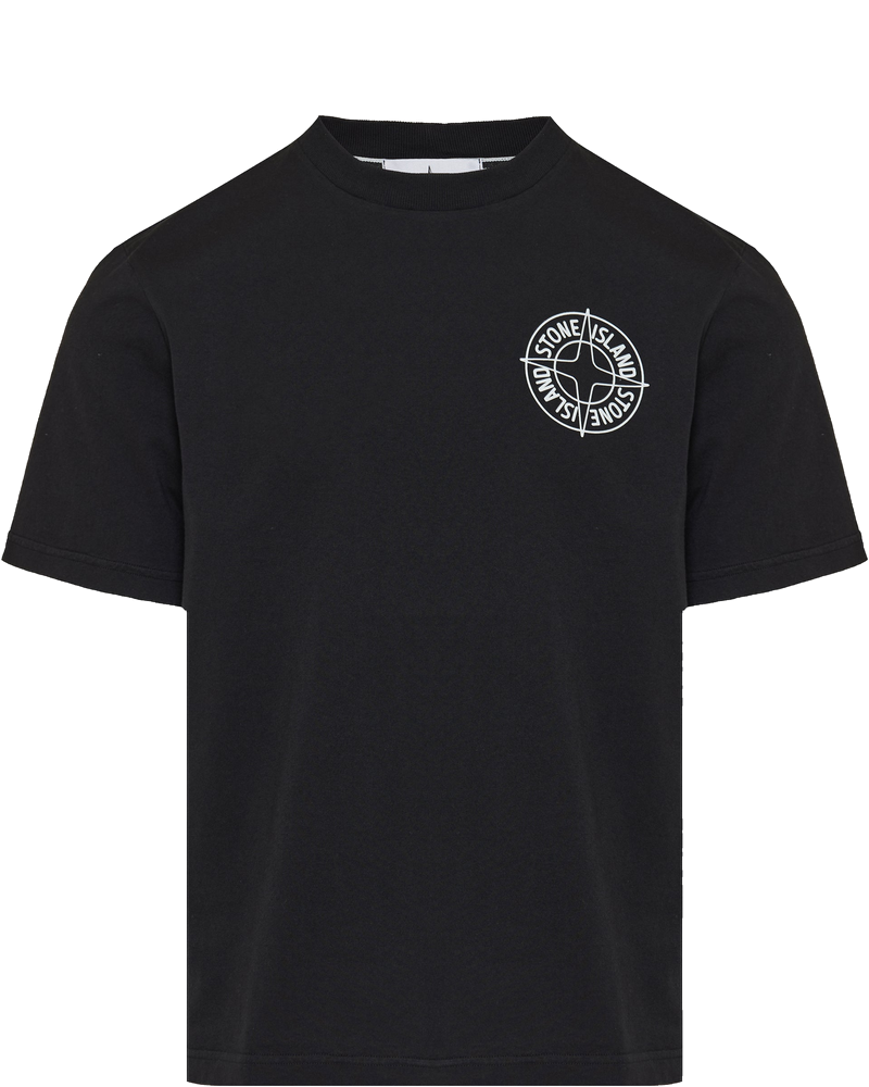 Regular Fit T Shirt With Outline Compass Print Stone island оригінал – Купити в Україні
