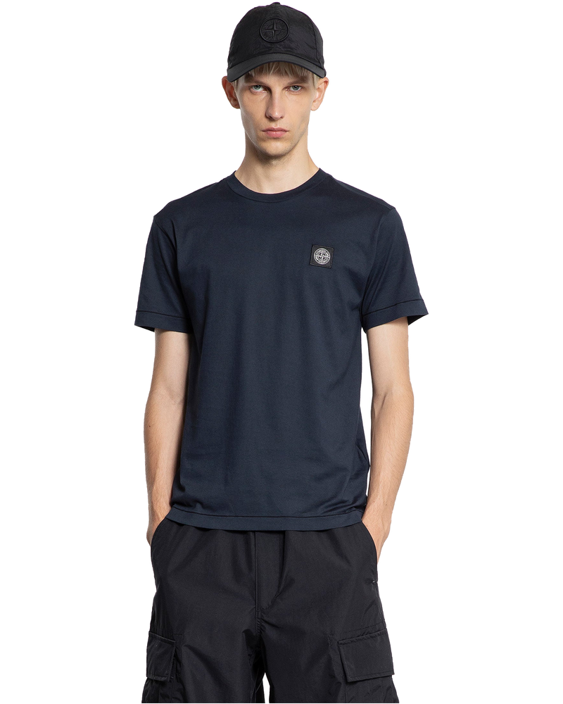 V0020 Cotton Jersey T-Shirt Stone island оригінал – Купити в Україні